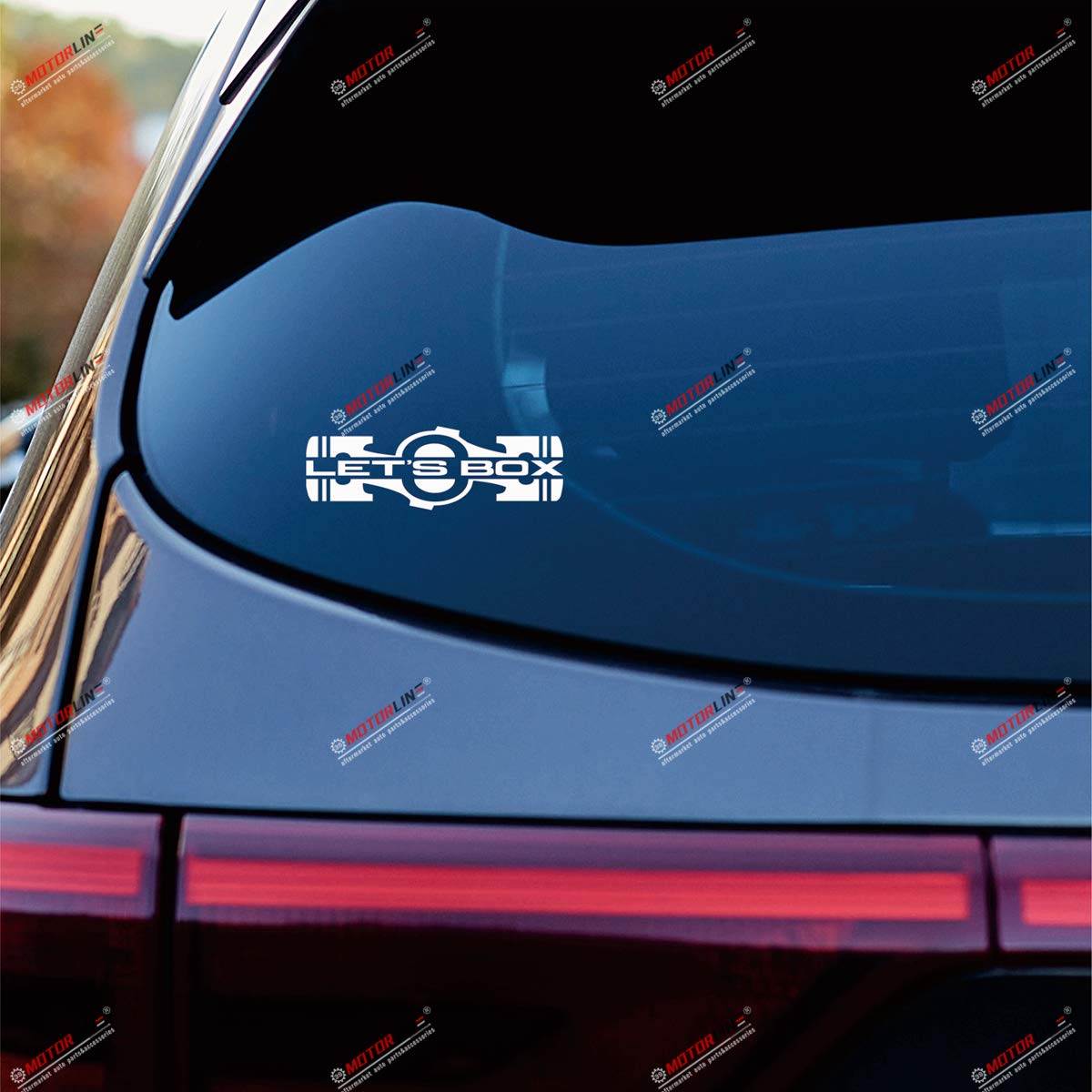 Amazon.co.jp: 2枚 ホワイト 12.7cm レッツボックス ボクサーエンジン